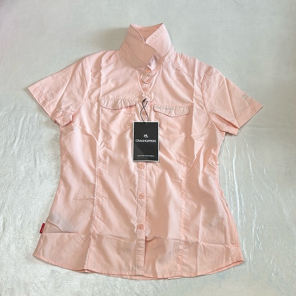 Craghoppers NOSILIFE ADVENTURE SHORT SLEEVE SHIRT - Shell Ponk - Picture 3 of 16